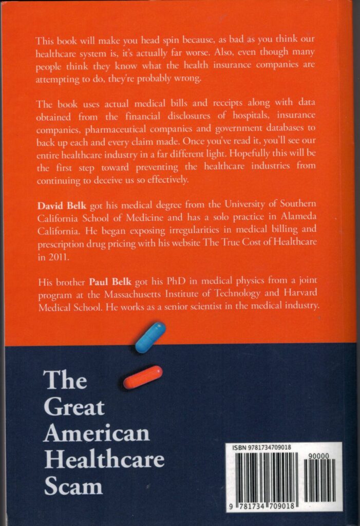 The Great American Healthcare Scam back