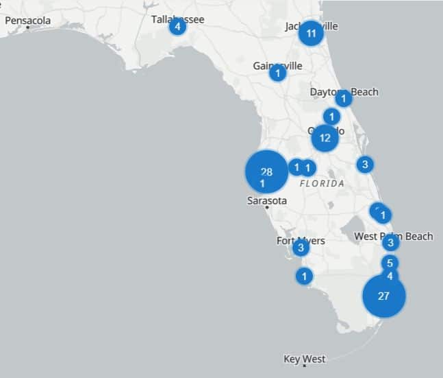 data center map map
