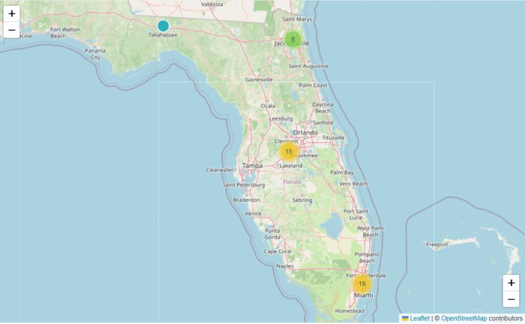 datacenters map